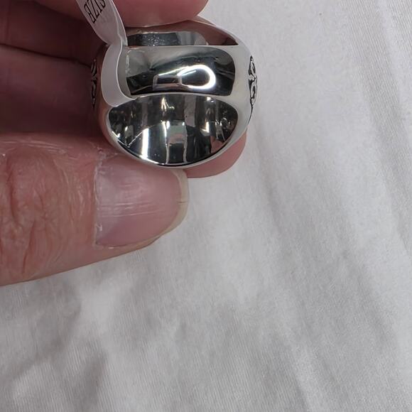 Wizard Warrior  Viking Men's Wolf Head Ring Size 8 New - Picture 10 of 12